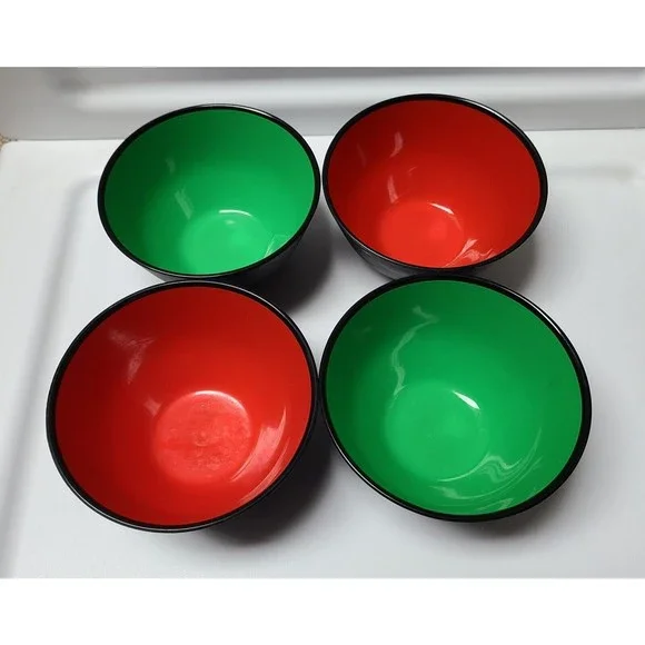 4 VTG MCM Sweden SAN-Plast Husqvarna Set Bowl Sigvard Bernadette  1960s Soup - Picture 2 of 16